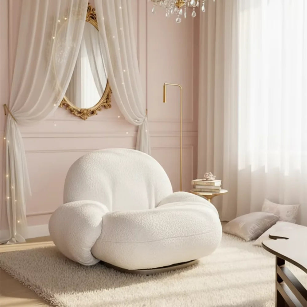 Modern Cute Chicken-Shaped Lazy Recliner Chair