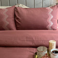 Crest Blush 1000TC Cotton Rich Syona Bedsheet Set (5 pc Set)