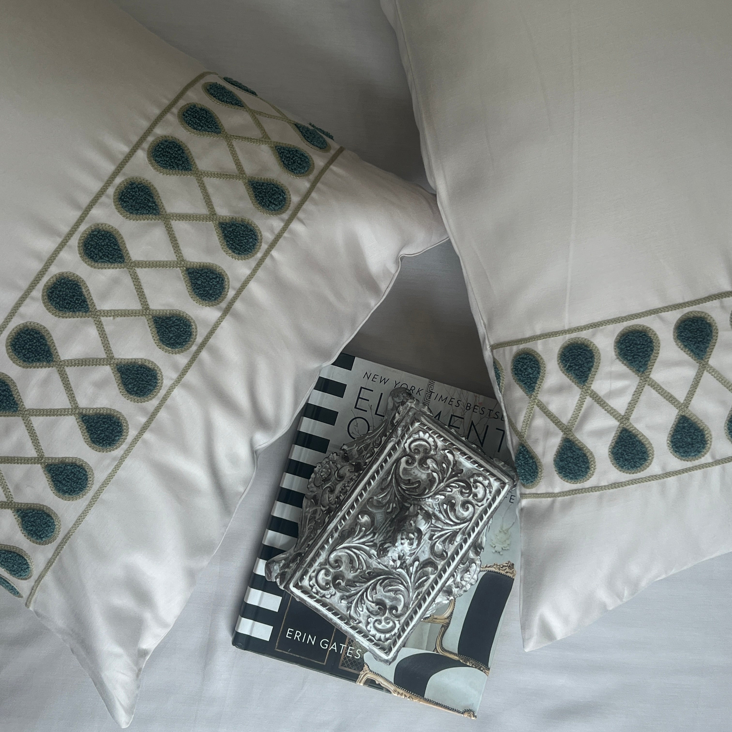 1000TC Cotton Rich Zenith Ivory Syona Bedsheet Set
